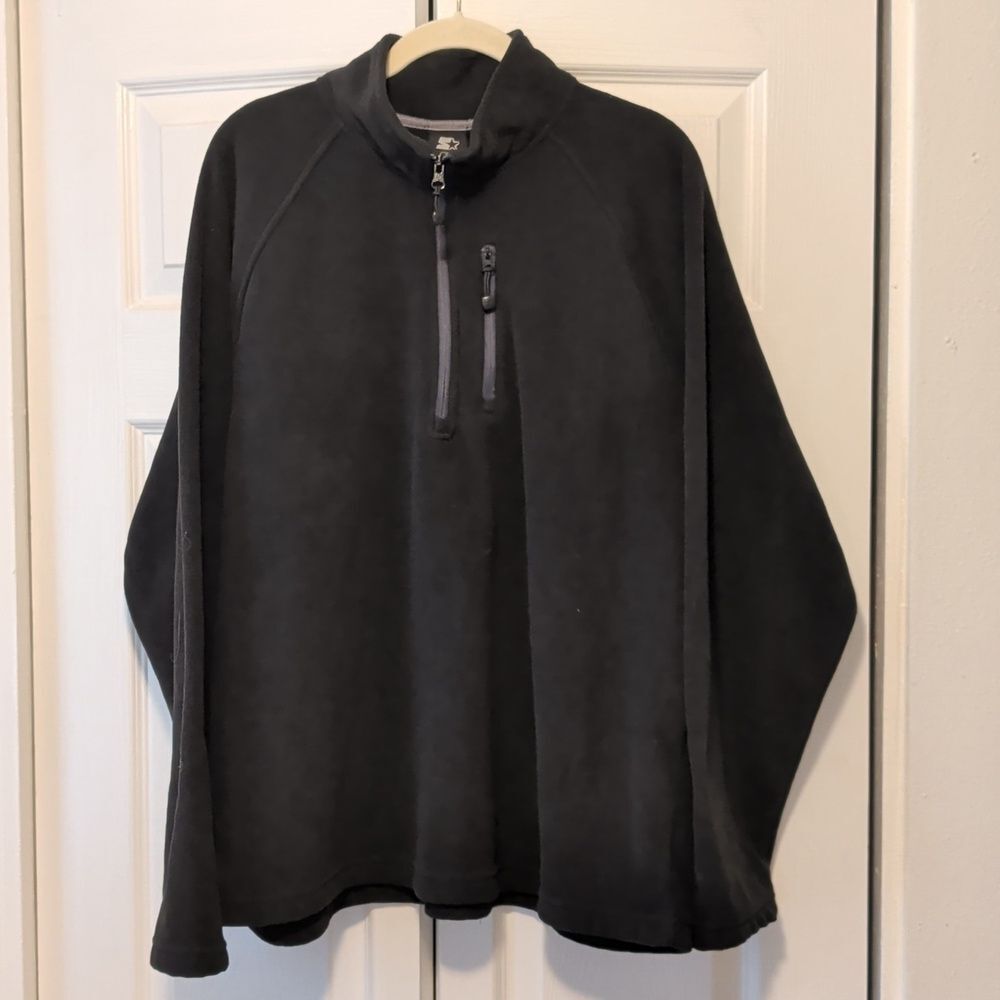 Men's STARTER Black Fleece Pullover